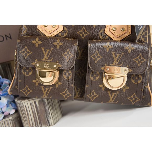 *SOLD* Louis Vuitton Monogram Manhattan PM Satchel - Picture 2 of 12